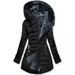 Women's Clothing wish hot selling hot plush hooded mid length diagonal zipper cotton coat for women_voghion.com