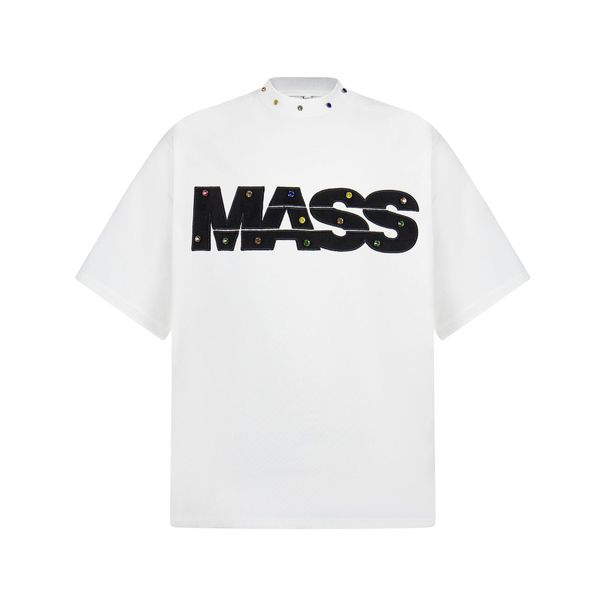 Moška oblačila Poletna retro modna našitka Diamond čista bombažna težka majica s kratkimi rokavi za moške in ženske_voghion.com