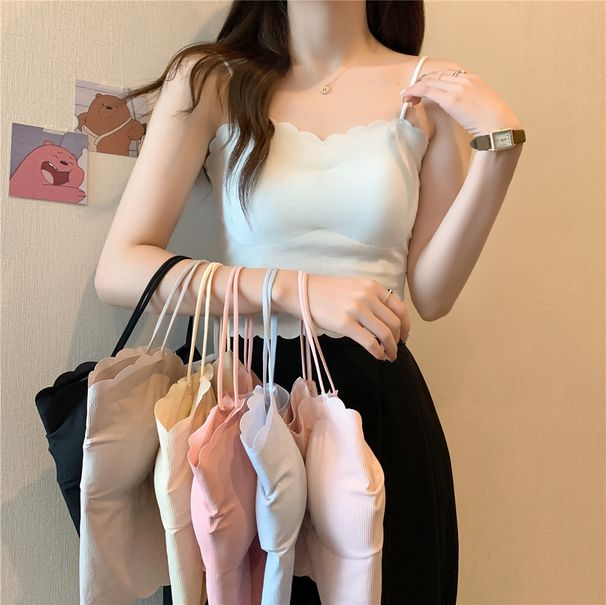 Reggiseno con ferretto integrato, con imbottitura per il petto, per donna, con ferretto, modello French Bottoming, con piccolo slip top_voghion.com