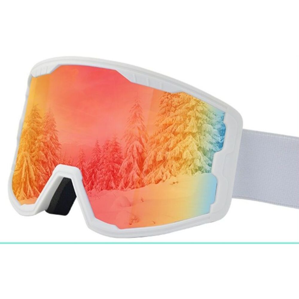Açık Hava Çift Katmanlı Buğu Önleyici Anti-UV Gözlük Yetişkin Entegre Kayak Gözlüğü_voghion.com