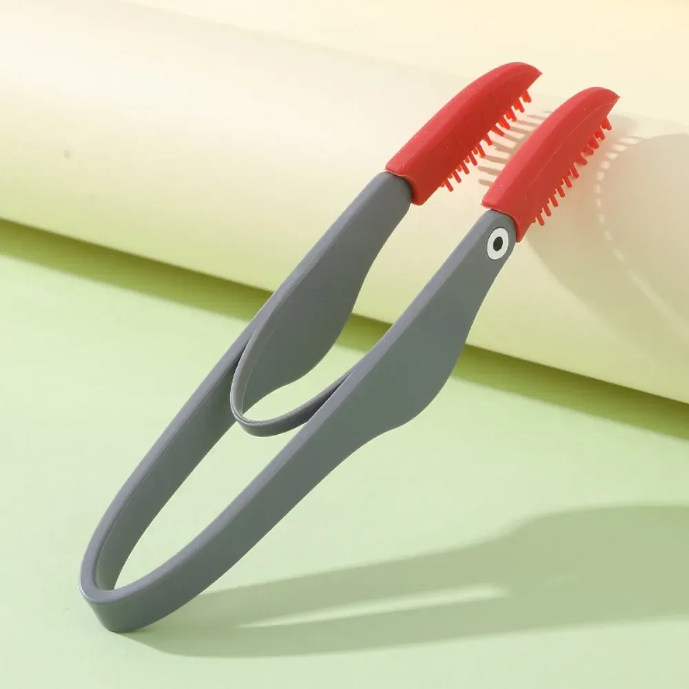 Soft Washable Pet Grooming Tools - Tear Stain Brush, Eye Excrement Comb With Handle, Tear Remover Comb For Cats And Dogs_voghion.com