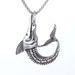 Nieuwe Noordse mythische haaivormige titanium stalen herenhangerketting_voghion.com
