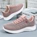 Summer New Soft Sole Comfortable Women's Casual Single Simple Versatile Sneakers Breathable Mesh Shoes_voghion.com