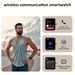 Blackview Smartwatch, Fitnessuhr mit Aktivitätsüberwachung, kompatibel mit den neuesten Android- und iPhone-Modellen 2024, Schwarz_voghion.com