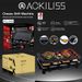 ACKLISS Electric Grill Pan Pull Out Multifunctional EU Standard Non Stick Indoor BBQ_voghion.com