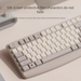 Mechanical Feel Ultra-Quiet Wired Keyboard Mouse Set Laptop And Desktop, External Office Use, Suitable For Women_voghion.com