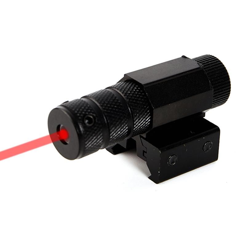 1 pieza de mira láser roja ajustable para pistola, rifle, riel Picatinny de 11/22 mm_voghion.com
