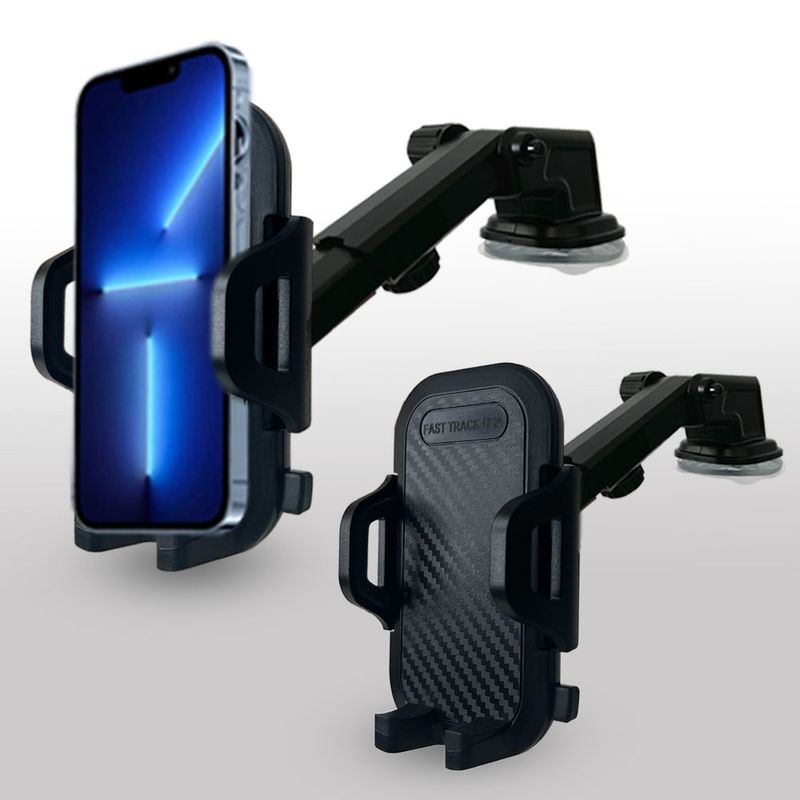 Products Car Phone Mount Holder With Adaptable Cradle Adjustable Long Neck For Windshield Dashboard_voghion.com