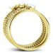 GL322 - IP Gold(Ion Plating) Brass Ring with Top Grade Crystal in Clear_voghion.com