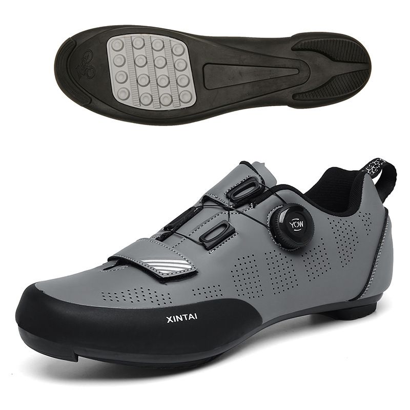 Scarpe da ciclismo per bicicletta Scarpe con lucchetto per mountain bike Scarpe senza lucchetto Scarpe da ciclismo dinamiche traspiranti con fondo rigido per uomo e donna_voghion.com
