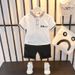 Suit 2023 New Kindergarten Children's Clothing Boys Summer Flip Collar Short Sleeve Two Piece Set_voghion.com