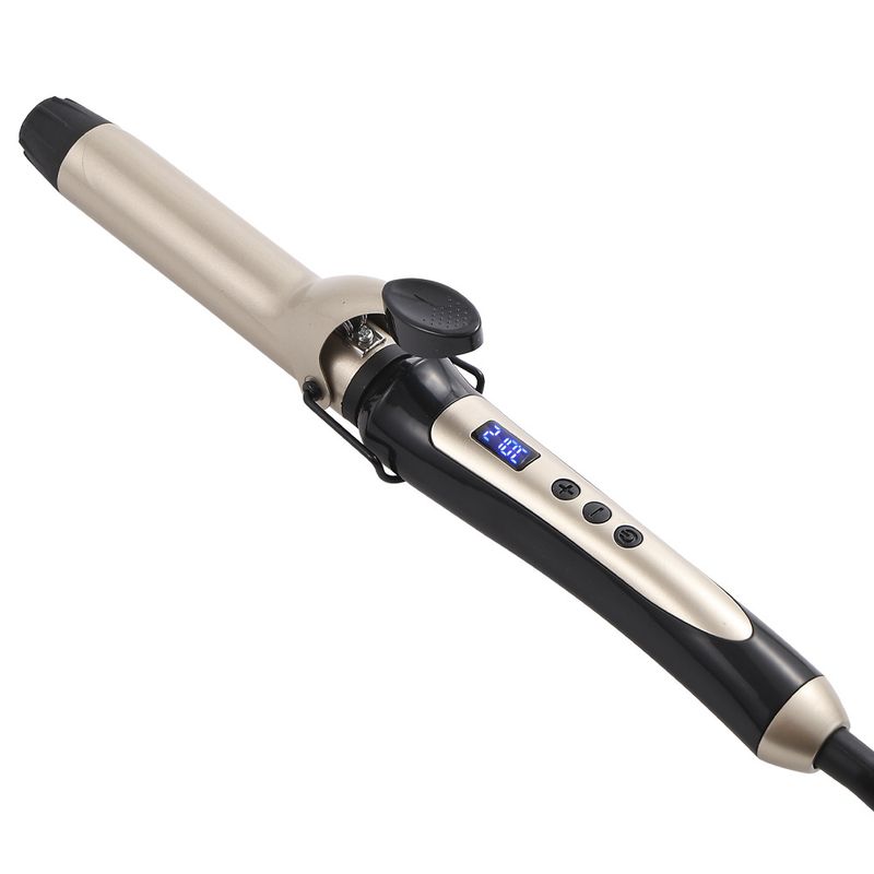 Hair Appliances, Electric Curling Iron 28mm Temperature Control Digital Display Curling Iron, Electric Curling Iron, Personal Protection Appliances_voghion.com