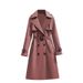 Eleganter Trenchcoat für Damen mit langen Ärmeln – Slim Fit, zweireihiger, lässiger Windbreaker mit Taschen in 12 Farben (S-3XL) _voghion.com