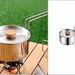 Bollitore per noodle istantanei in acciaio inossidabile 304 per esterni, multifunzionale, staccabile, da campeggio, da picnic, pieghevole, portatile_voghion.com