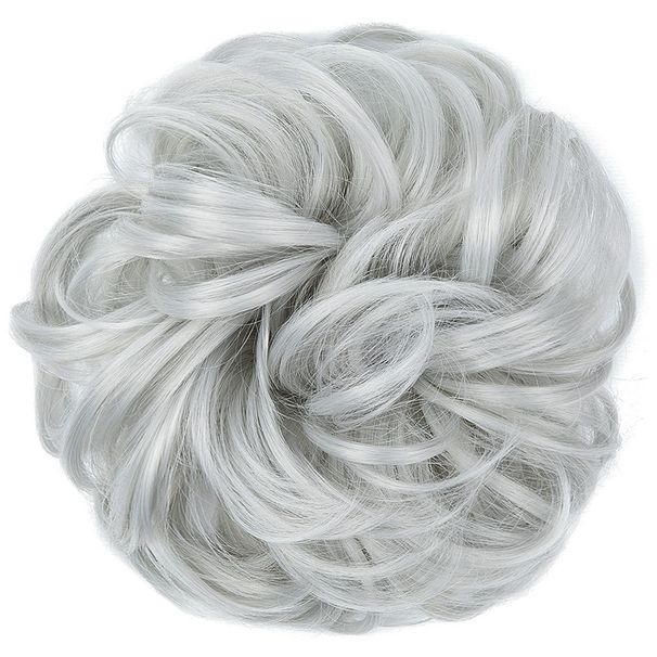 Parrucche sintetiche con clip, fasce per capelli in seta ad alta temperatura, elastici per capelli con testa a sfera da donna, confezioni di capelli ricci naturali soffici_voghion.com
