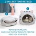 Super Pet Kitten Cave Cushion Cat House Warm Sleeping Basket Tent Small Dog Mat Supplies Bed For Cats_voghion.com