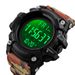 SKMEI outdoor sports military camouflage fashion men's electronic watch multi-function countdown student led watch_voghion.com