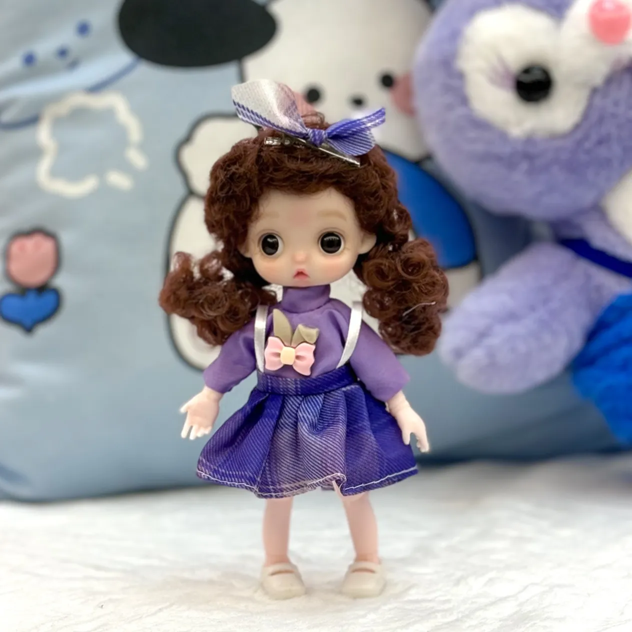 16-17Cm Explosive Doll Simulation Girl Princess Multi-joint Exquisite 6 Inch Bjd Children's Toy_voghion.com