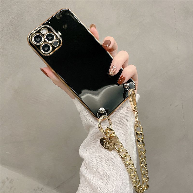 Luxus-Goldarmband Handyhülle für Samsung Galaxy Note 20 Ultra Note 10 Plus Beschichtung Tasche Softcover J2 J3 J4Plus J5 J6 _voghion.com