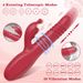 Vibrator Rabbit pentru femei, puternic punct G, telescopic, stimulator clitoridian rotativ, masturbator feminin, sexy pentru adulți_voghion.com