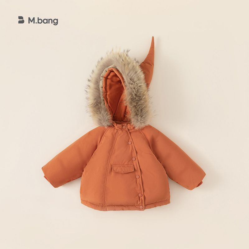 Winter Kinder Daunenjacke Mädchen Hexenhut Daunenmantel Weiße Entendaunen Drei Prävention_voghion.com