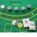 Texas Hold'em 21 Chip Set (200 Chips) With Tablecloth And Dealer Code In A Tin Box (drop Shipping Available)_voghion.com