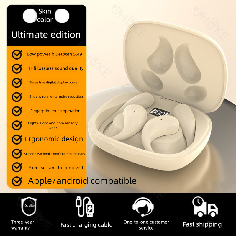 Harman Sound | New Bluetooth Earbuds Wreless Nose Cancellng Sem-In-Ear Long Battery Lfe Compatble Wth Ios_voghion.com