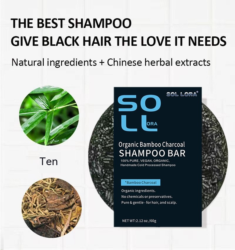 Soap Extract foam Rich Nourishing Refreshing Glossy Bamboo Charcoal Shampoo_voghion.com