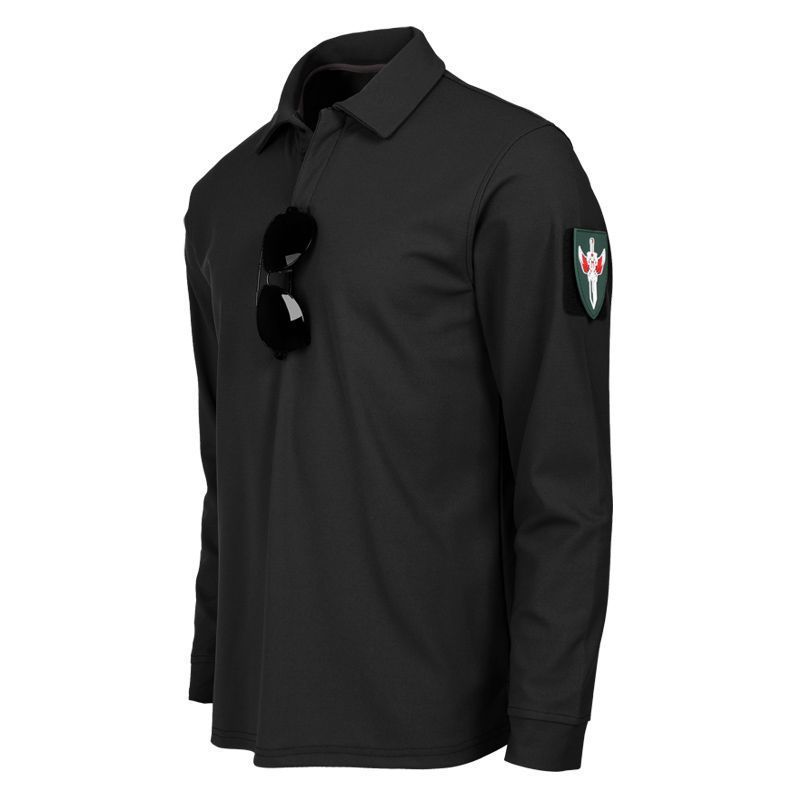 Maglietta da allenamento militare per tifosi, elastica, traspirante, con maniche lunghe, tattica, taglia grande, da uomo_voghion.com