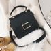 Frosted Women's Bag Wide Shoulder Strap Crossbody Small Square Bag Portable Shoulder Bag_voghion.com