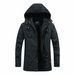 Men's Clothing Cotton Men's Jacket Winter Hooded Men's Korean Style Long Jacket_voghion.com