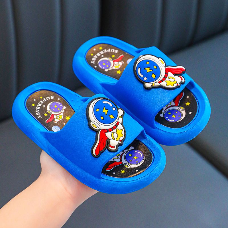 Astronaut Interior Home Bath Soft Bottom Children Slippers_voghion.com