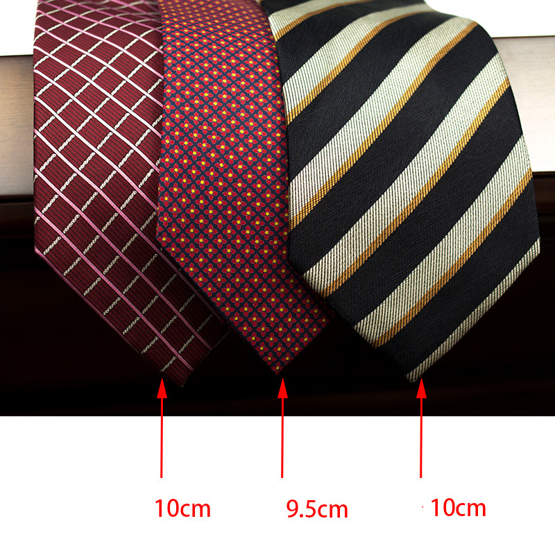 Men's Ties & Handkerchiefs men's formal business burgundy brown plaid thin section soft 10 cm mulberry silk_voghion.com