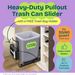 Tools Pull Out Trash Can Under Cabinet Shelf - Under Sink Trash Can Pull Out Slider For 30–40 Quart Cans Up To 125 Lb - Cabinet_voghion.com