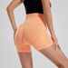 honey-butt lift, fitness and leisure sports elastic high-waisted belly-control quick-drying seamless yoga shorts_voghion.com