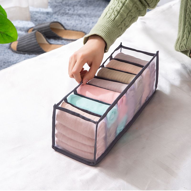 Unterwäschebox, Netzsocken für Zuhause, Schlafsaaltasche, dreiteiliges Set im Schubladenstil, Aufbewahrungs- und Organisationsbox für BHs_voghion.com