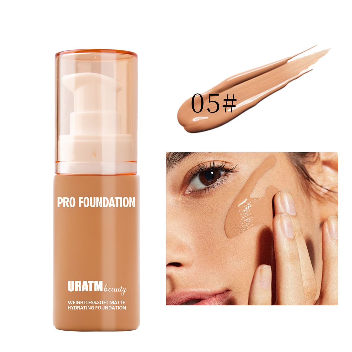 Face Foundation Makeup Liquid Foundation Matte Concealer Long Lasting Non Makeup Invisible Pore Foundation Makeup_voghion.com