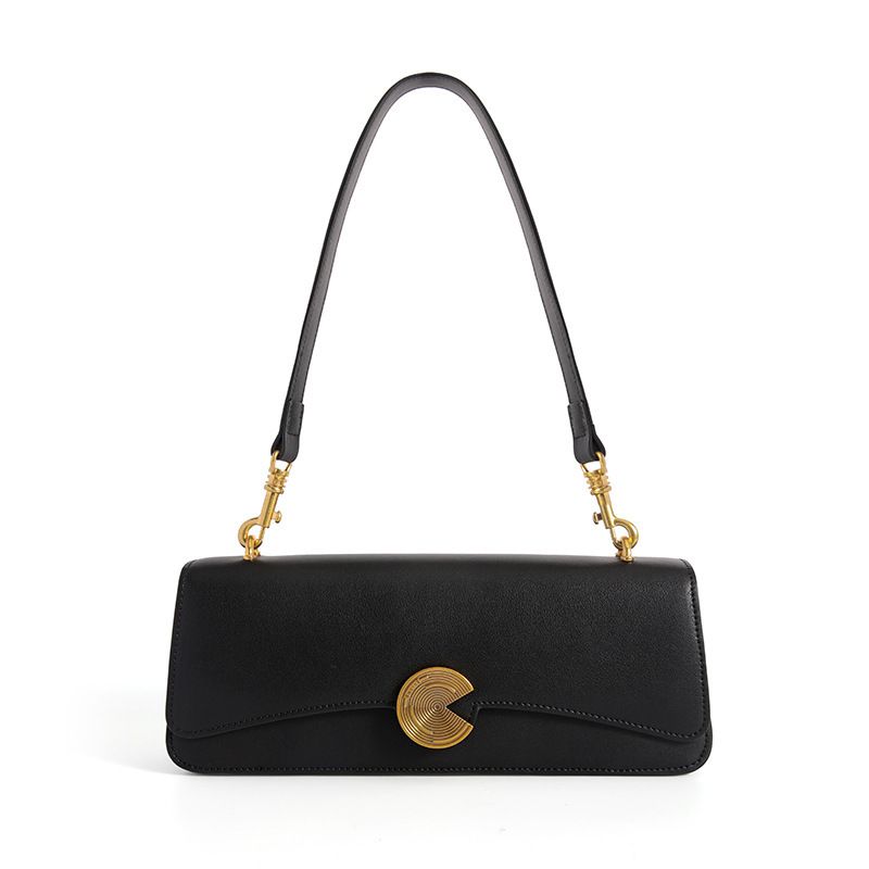 Nuovo 2024 Autunno Borsa a tracolla in vera pelle da donna Borsa a tracolla da donna Borsa baguette a mano di fascia alta Borsa sotto le ascelle in pelle bovina FD62140196_voghion.com