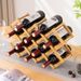Desktop Living Room Ornament Slanted Multi-layer Home Cabinet Shelf Storage Simple Wine Rack_voghion.com
