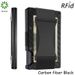 New Metal Card Holder Carbon Fiber Wallet Money Clip RFID Anti theft Swipe Blocking Technology_voghion.com