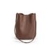 New Bucket Suede Oil Leather Handbag Crossbody Women's Large Capacity Shopping Bag_voghion.com