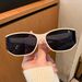 LazyZoom Cat Eye Women's High Sense 2025 New Retro Sunglasses Riding UV Protection European And American Fashion Cool_voghion.com