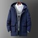 Herren-Overall, Daunenjacke mit Kapuze, mittellang_voghion.com