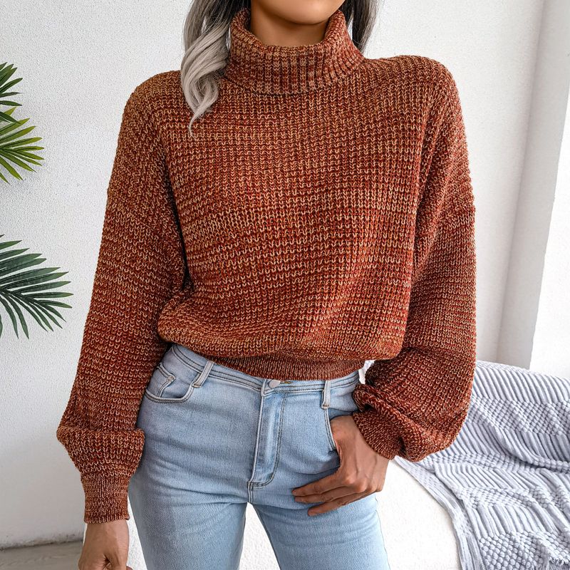 Womens Sweater Square Neck Button Cable Knitted Long Sleeve Trendy Casual Cozy Jumper Loose Slouchy Striped Crop Pullover Top_voghion.com