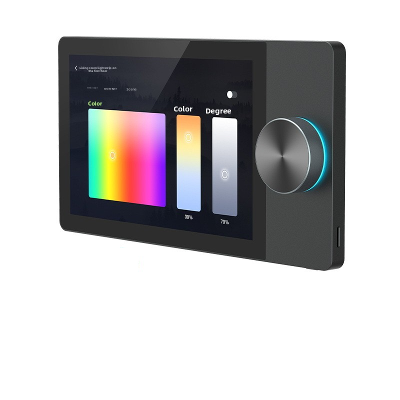 Large Screen Tuya Zigbee Gateway With Background Music System Voice Control Touch Control Smart Home_voghion.com