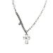 Pearl Cross Necklace Light Luxury Niche New Clavicle Chain_voghion.com