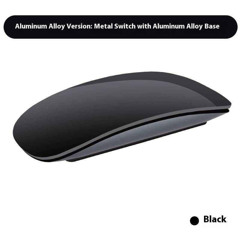 Souris tactile sans fil Bluetooth fine pour ordinateur portable, PC, iPad, 1600 DPI, clic silencieux, rechargeable, mémoire pour 3 appareils_voghion.com