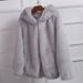 Cozy Fleece-Lined Hooded Jacket For Women – Thickened Winter Pullover With Soft Plush Fabric (Grey, White, Shrimp Pink)_voghion.com
