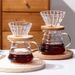 Handkaffeeset V60 Dripper Pour Over Kettle American Cold Brew Trichterfilter Glas Sharing Pot Utensilien_voghion.com