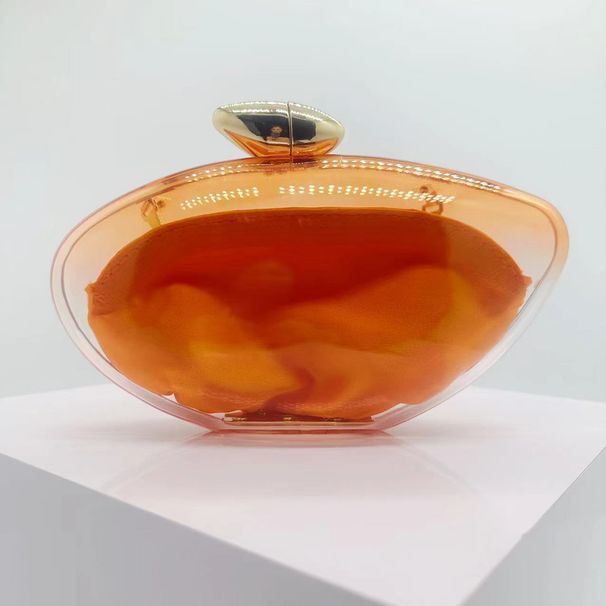 Borsa da donna, borsa trasparente, tendenza moda femminile, borsa portatile in acrilico, semplice borsa da pranzo, borsa a mano da donna_voghion.com